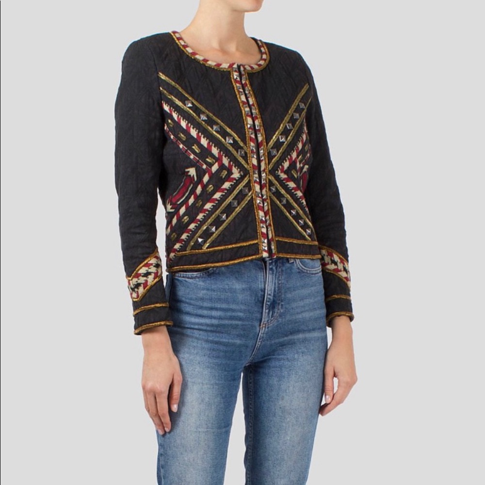 Isabel Marant Embroidered Box Jacket